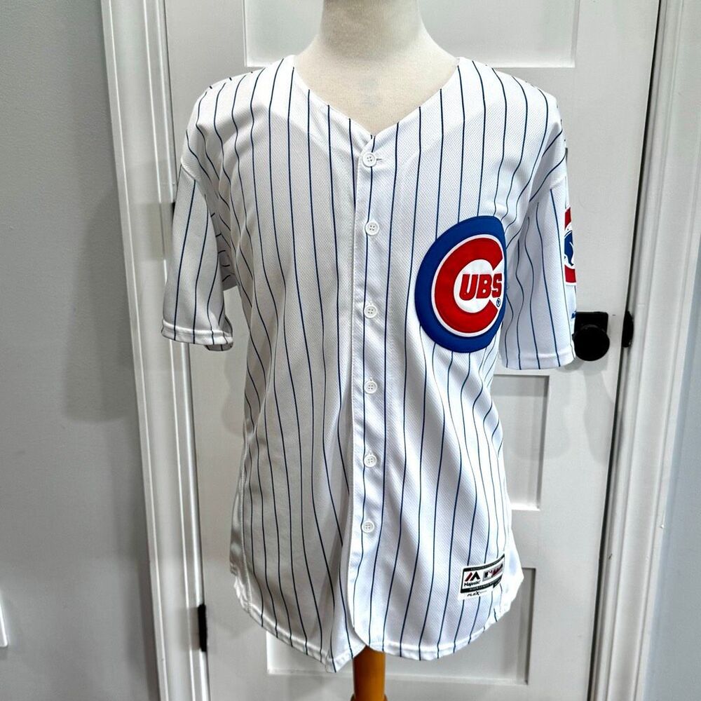 Chicago Cubs Majestic 2016 World Series Rizzo Jersey. Size Large.